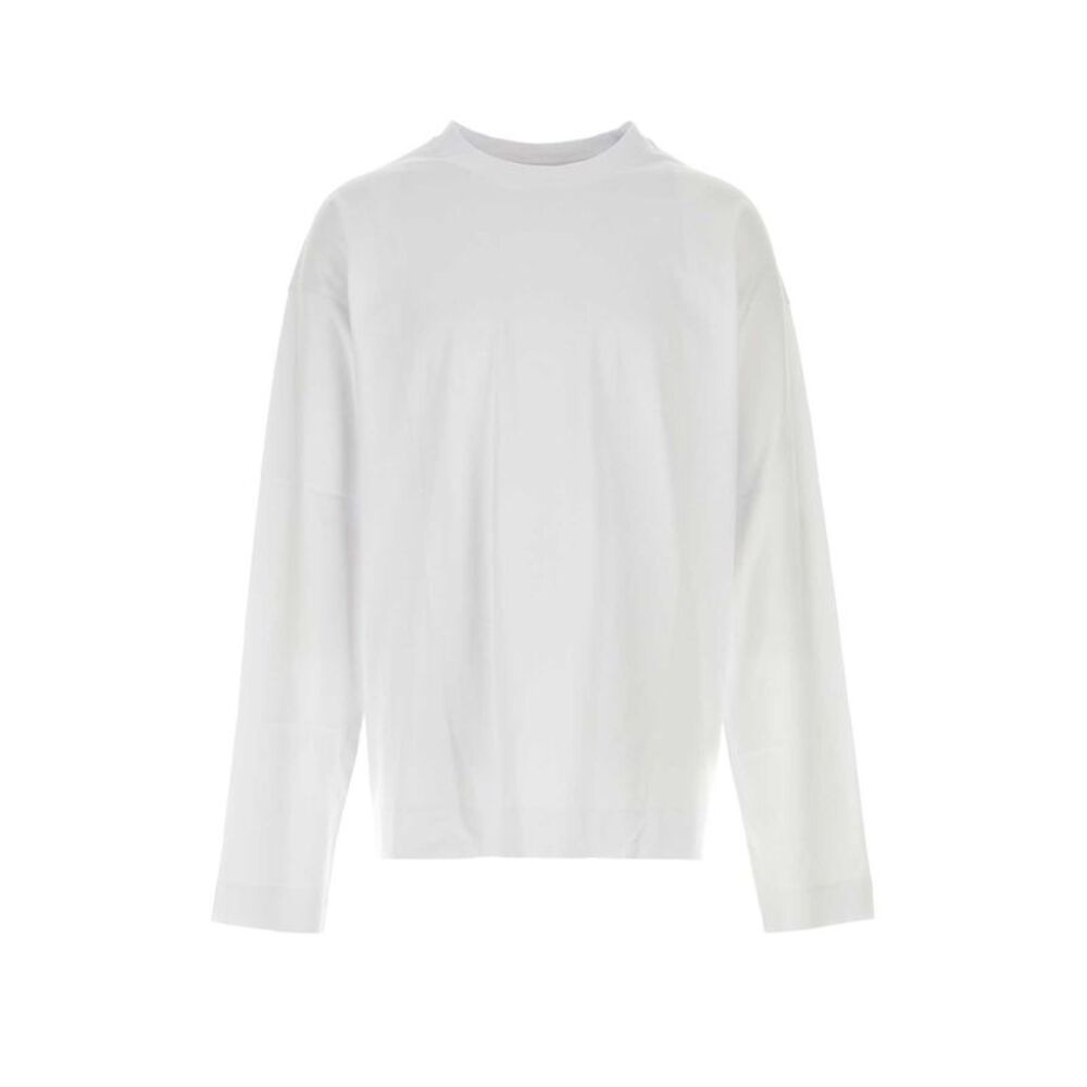 Dries Van Noten Men White Cotton Oversize Hegland T-Shirt